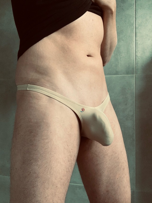 manlyundies:alex-nl:New addition!I love seeing the detail of your cock through your suit! 