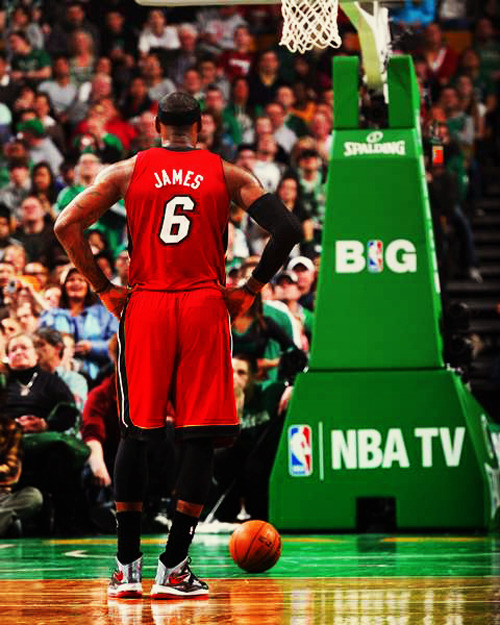 fyeahbballplayers:  LBJ Monday; 