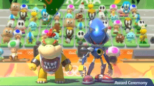 sonichedgeblog:  Unique special team animations when Bowser Jr and Metal Sonic team