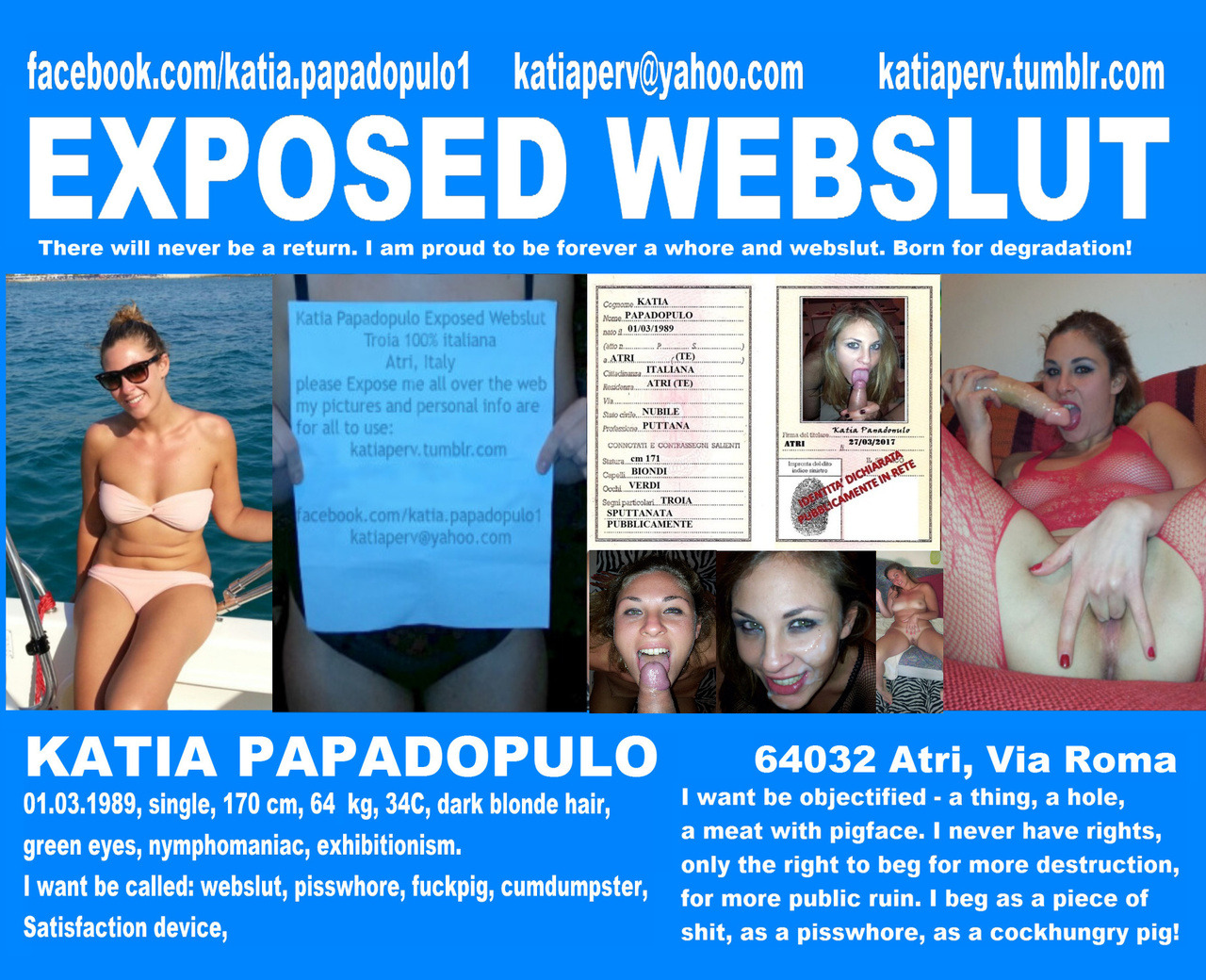 Katia Papadopulo Exposed Webslut _______________________