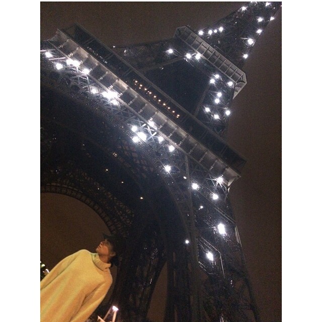 #🇫🇷 #goodnight! (at Tour Eiffel )