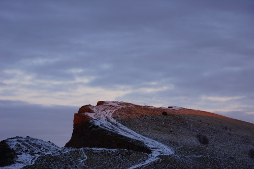 Lone Figure on Arthur’s Seat (Edinburgh, 2016)