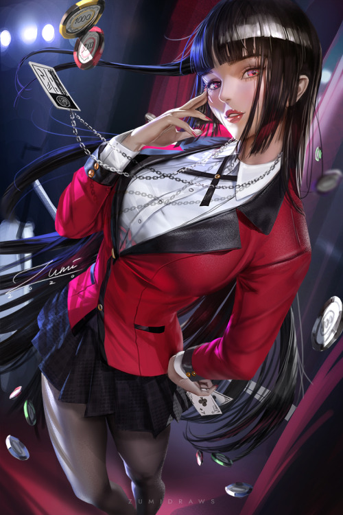 I didn’t get the chance to draw Yumeko after watching Kakegurui so I’m happy I could fin