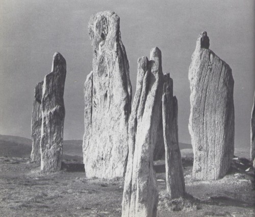 barbarianconspiracy: The Callanish stones, Isle of Lewis, Western Isles of Scotland. Scanned from Bu