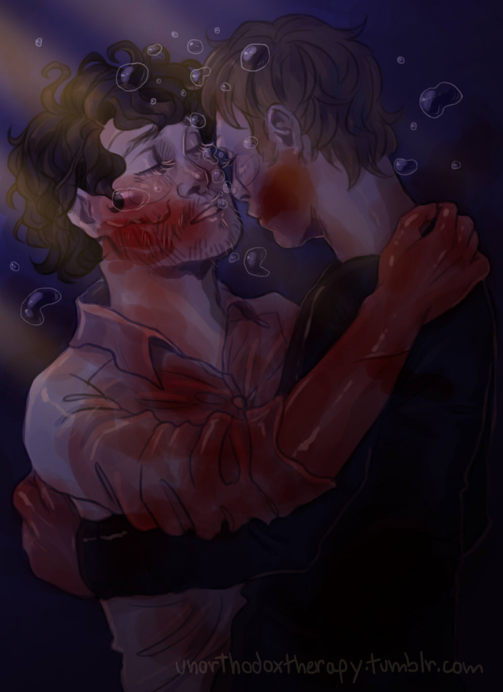 unorthodoxtherapy:  “It’s beautiful.”—*cries*I finally finished this! My