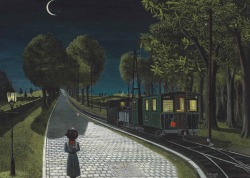 dappledwithshadow:  Paul Delvaux (Belgian, 1897-1994) 