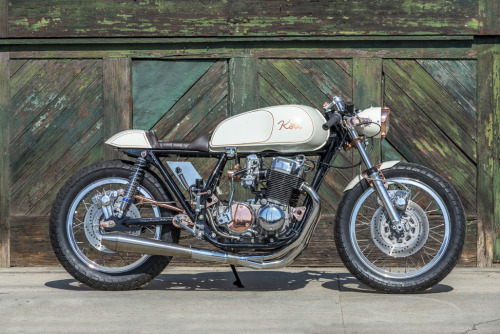 caferacerdesign: Cafe Racer Design SourceHonda CB750 @caferacerdesign​