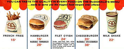 fuckyeahvintage-retro:McDonald’s c.1965 (via highwayhost)