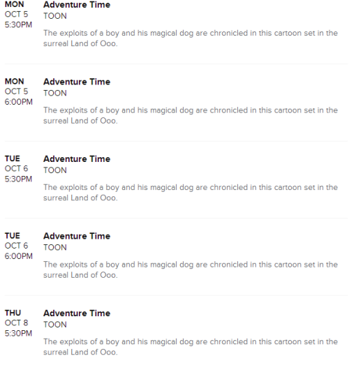 gigasatan:   tvguide’s saying reruns start on monday and that at’s taking over the rotation on su’s new episode timeslot fingers crossed for season 7 