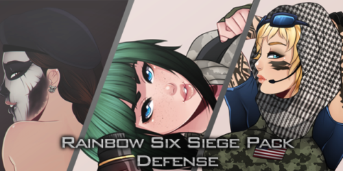 Hey guys! i just finished 2 Rainbow Six Siege packs for Gumroad according to the roles of the girls :3! With the purchase of each pack, you’re saving up to Ū since it has a little discount compared if you bought the girls by separated.Anyways, the