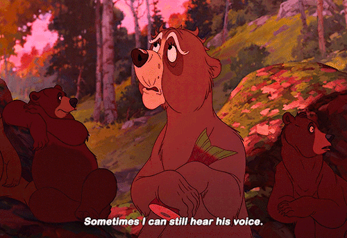 martymcfly:BROTHER BEAR (2003) dir. by Aaron Blaise &amp; Robert Walker Whoever animated the backgr