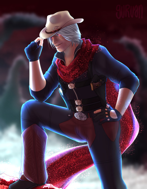 guruan:  Sooo! A 5Dante with 4D’s outfit cos yeah uwu)9 needed that cowboy vibe  Fin