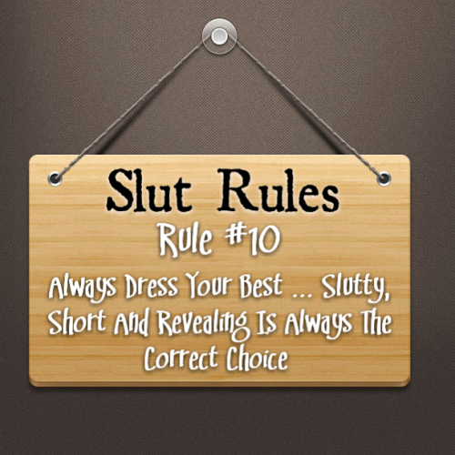 tiffanymonroe: dominantadmirer: master-of-naughtiness:Slut Rules for all of you Dirty Girls(Updated 