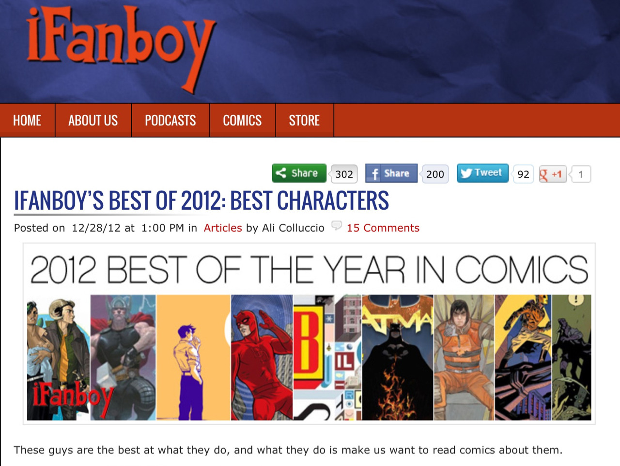 The Li'l Depressed Boy made it into the top ten of iFanboy’s Best Characters of 2012.
http://ifanboy.com/articles/ifanboys-best-of-2012-best-characters/