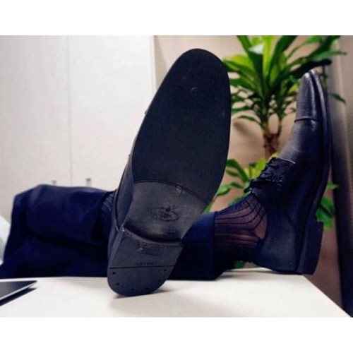 isaac324cb:  #suitshoes #sheersocks #prada