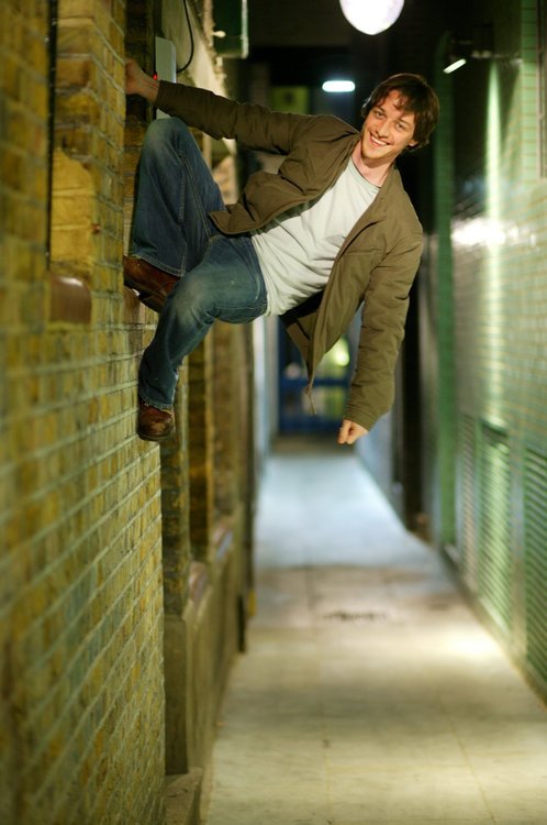 James McAvoy takes the weirdest pictures...