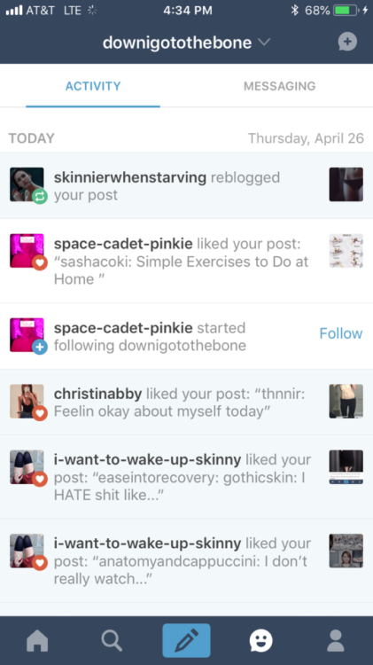 Block space-cadet-pinkie. Straight up a porn blog and sexualizes EDs