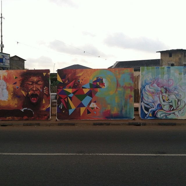 Death, transition, rebirth
#Accra #Ghana #Africa #Festival #Art #ChaleWote2014 #Jamestown #StreetArt #Graffitiart