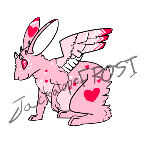 jackalopefrost: TLDR: ADOPTABLE SPARKLEDOG-ISH JACKALOPES, $5 EACH Hi! I decided to offer up adoptab