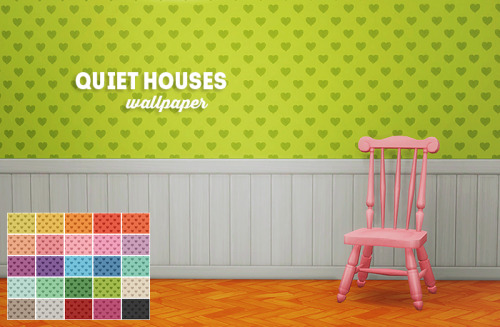 lina-cherie: [ts4] quiet houses wallpaper Treefish cute wallpaper recolored in eversims &amp; an