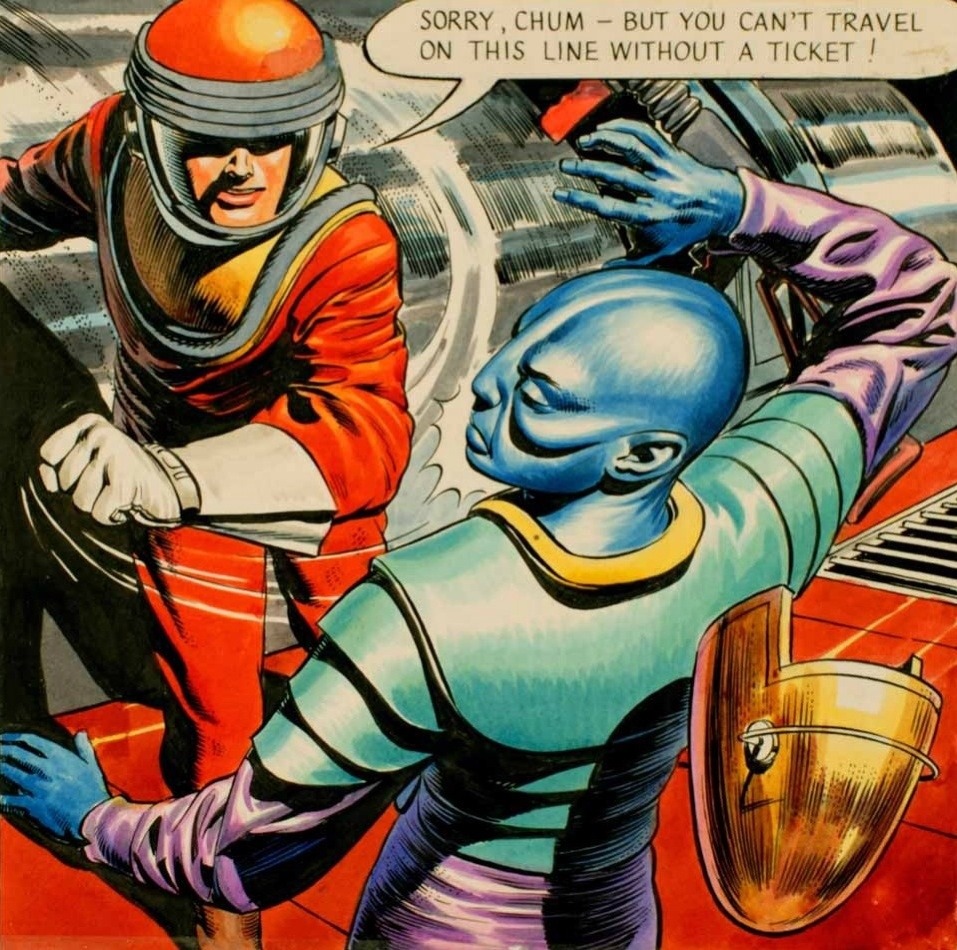 boomerstarkiller67:
“ Dan Dare - Frank Hampson
”
Such a beautiful comic. I have a great old out-of-print album that I bought for a song, wish I could find parts 2 and 3 :/