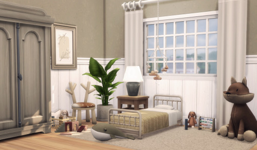 pierisim:Hello hello!Here is the last part of the Oak House : the kids bedroom !There are 29 new ite