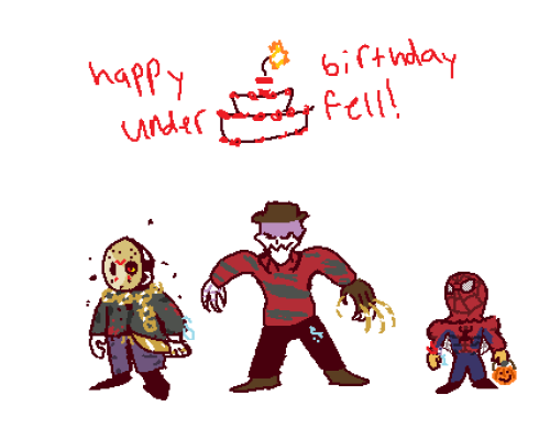 thats-golden13: happy birthday underfell :)papyrus is sbary