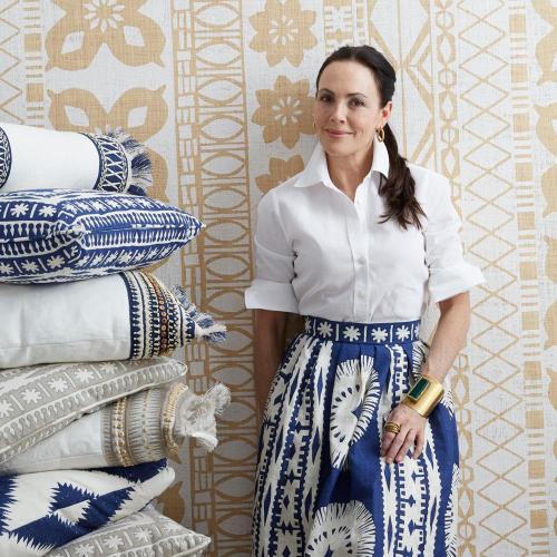 Interior designer Mary McDonald is expanding her popular line of fabrics and wallcoverings with a So