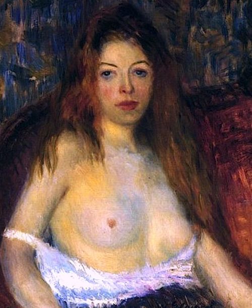 connoisseur-art: William James Glackens, A Red Hair Model