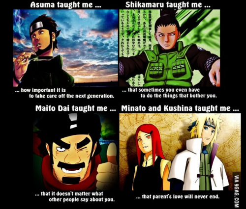 uchiha-mukuro:  What Naruto taught us.  :’)  thank you Kishimoto for such an inspiring animesource: 9gag
