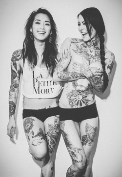 girlslookingforgirls:  Tats :) 