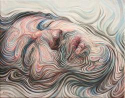 asylum-art:  Swirling, Psychedelic Self-Portraits