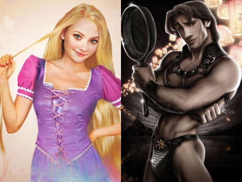 thegoddamazon:missmisandry:Two of my favorite Disney fan art series’, together at last.Jirka V