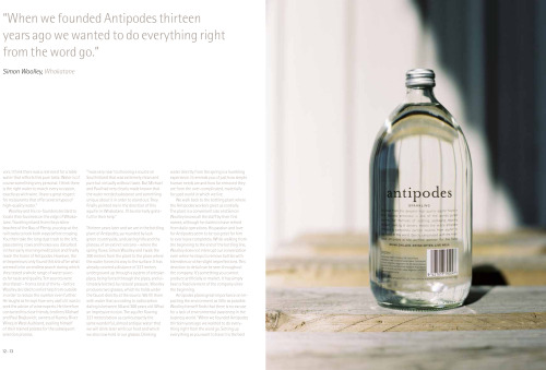 Simon Woolly showed us around Antipodes water for Bulthaup Culture magazine.