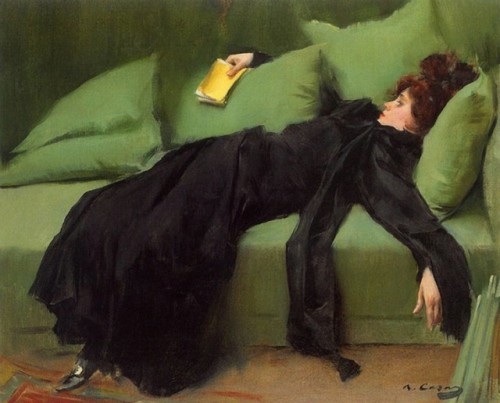 master-painters:Ramón Casas - Young Decadent - 1899