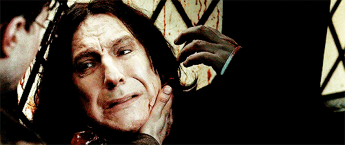severusnapers:  SNAPE WEEK | Day 6: Most Heartbreaking Moment  “Look…at…me…&ldquo;