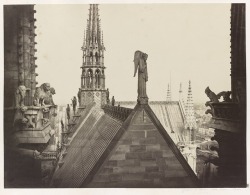back-then:  Notre Dame, Paris, France. c. 1860 Source: Library of Congress 