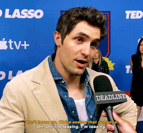 PHIL DUNSTER On ROY & JAMIES DYNAMICRed Carpet Interview @ The Ted Lasso FYC Event