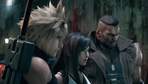 Cloud Strife, Tifa Lockhart, and Barret Wallace from Final Fantasy VII are Polyamorous