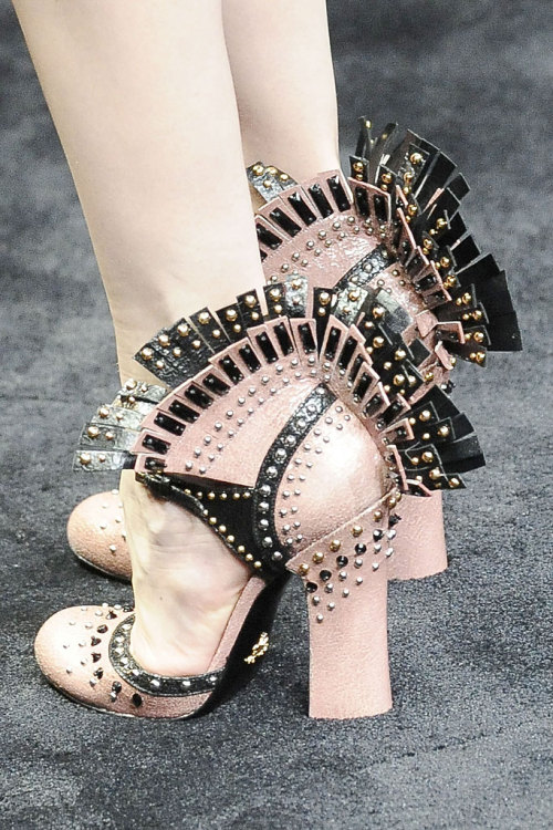 cataclysmmagazine:  Footwear at Prada FW 09/10