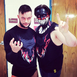 @wwenxt: A member of the #NXTUniverse brought #FinnArt to life in #NXTTampa, prompting @wwebalor himself to say hello! #BackstageGram