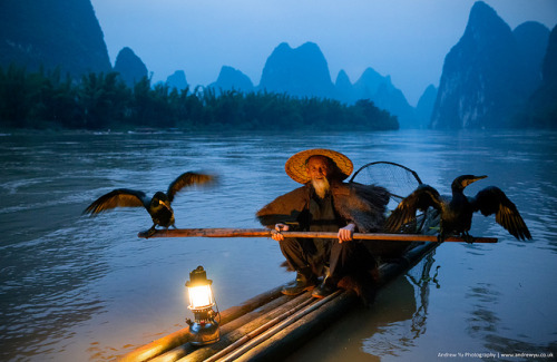 The Comorant Fisherman by awhyu on Flickr.