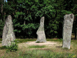 archaicwonder:  The Björketorp Runestone &amp; CurseThe Björketorp Runestone is one of many standing stones (menhir) located in Bleking, Sweden and is one of the world’s tallest runestones, measuring 13.7 feet (4.2 m) high. It is part of a stone circle