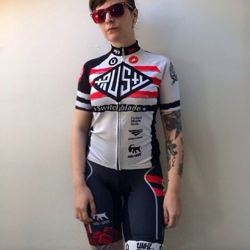 castellicycling: @starrwalker rocking the latest kit from @trustyswitchblade