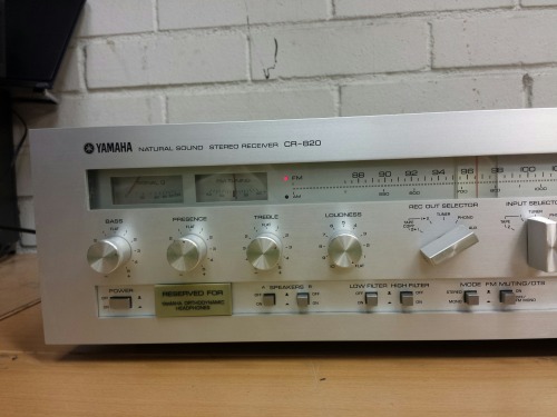 Yamaha CR-820 Natural Sound Stereo Receiver, 1978