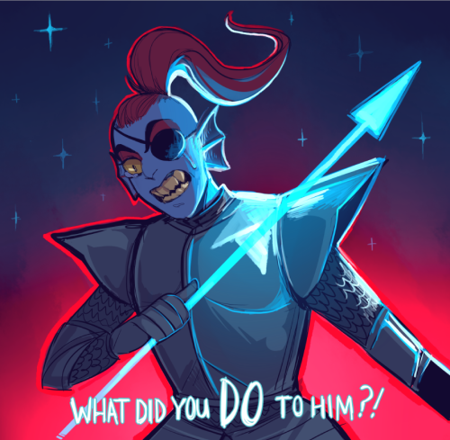 bedsafely:since i’ve been in ‘sketch-painting undertale characters’ hell recently, here’s undyne fro