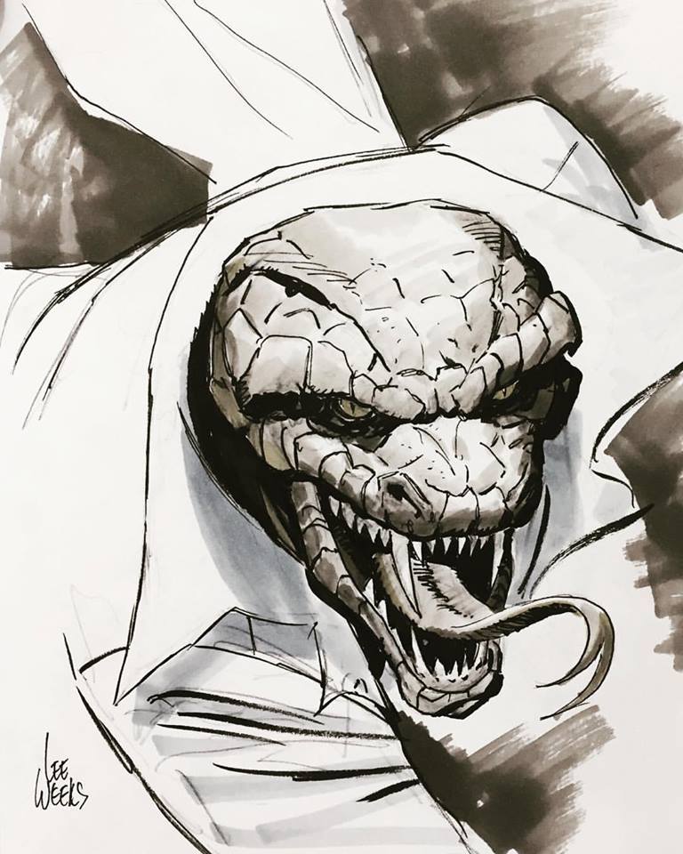 comicbookartwork:  The Lizard by Lee Weeks 