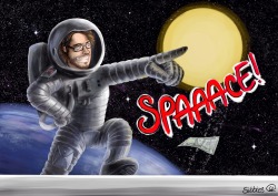 mychemicaltomars:  @markiplier space story