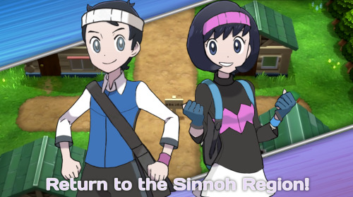 Return to the Sinnoh Region for an all-new adventure!(More information below.)This is a promo image 