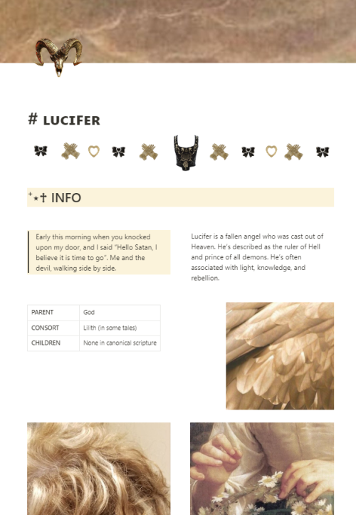 Ok So! I Made Some Notion Pages For My Deities (missing About Three Tho), And I Thought Sharing It Would